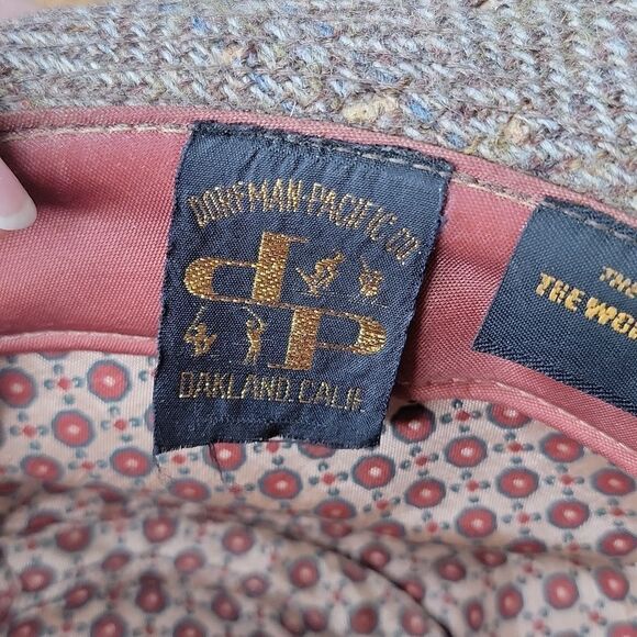Dorfman Pacific Co. Vintage. Wool Tweed Fedora. EUC - Picture 8 of 10